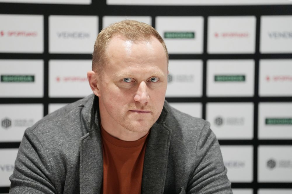 Latvijas U-20 hokeja izlases treneris Artis Ābols. 