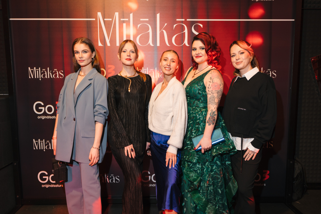 Seriāla "Mīļākās" pirmizrādes svinības.
