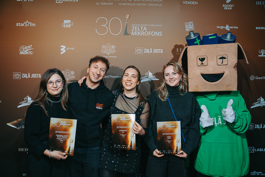 "Zelta Mikrofons 2026" radio hita pretendenti.