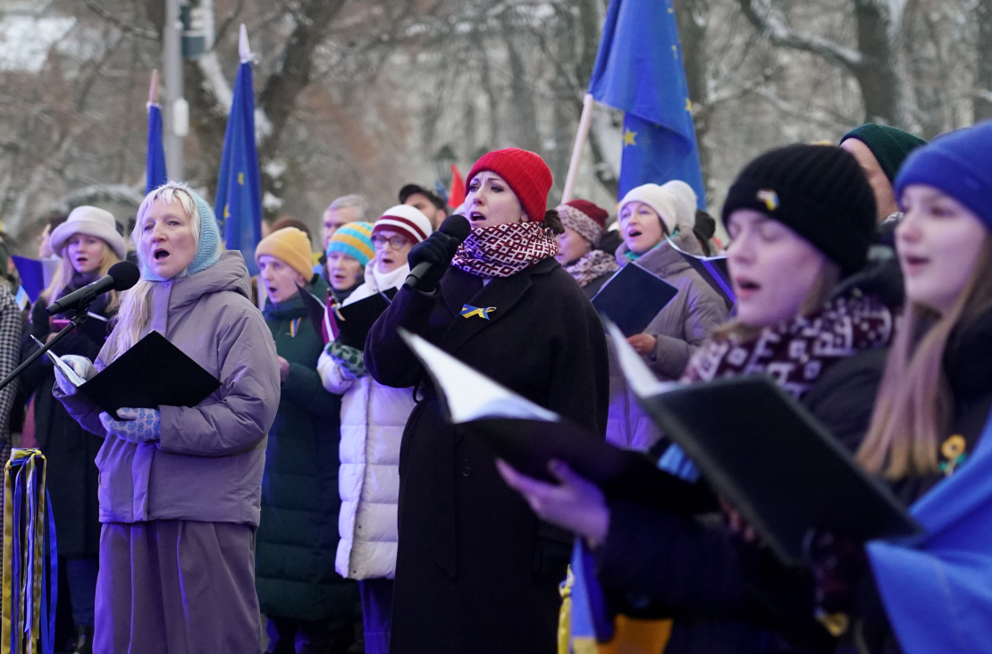 Ukrainas atbalsta akcija "Kopā līdz uzvarai!".