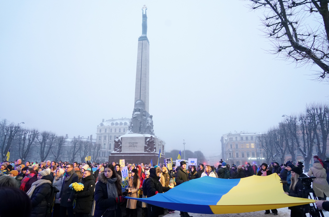 Ukrainas atbalsta akcija "Kopā līdz uzvarai!".