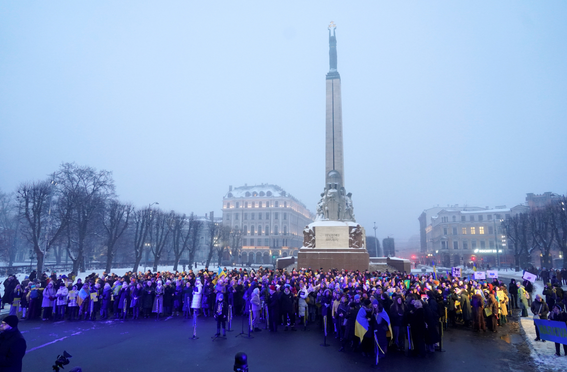 Ukrainas atbalsta akcija "Kopā līdz uzvarai!".