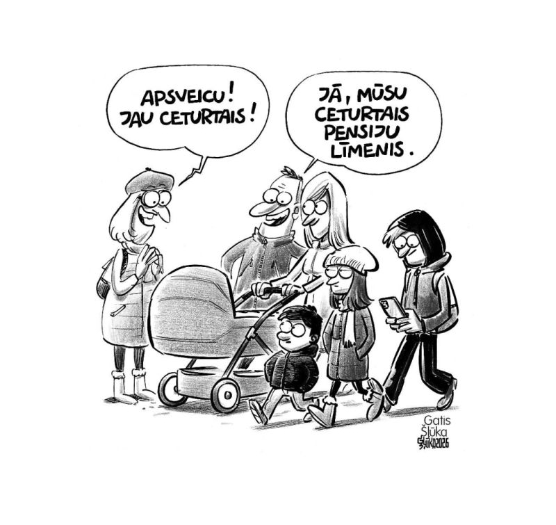 Zīmē Gatis Šļūka. Ceturtais pensiju līmenis!