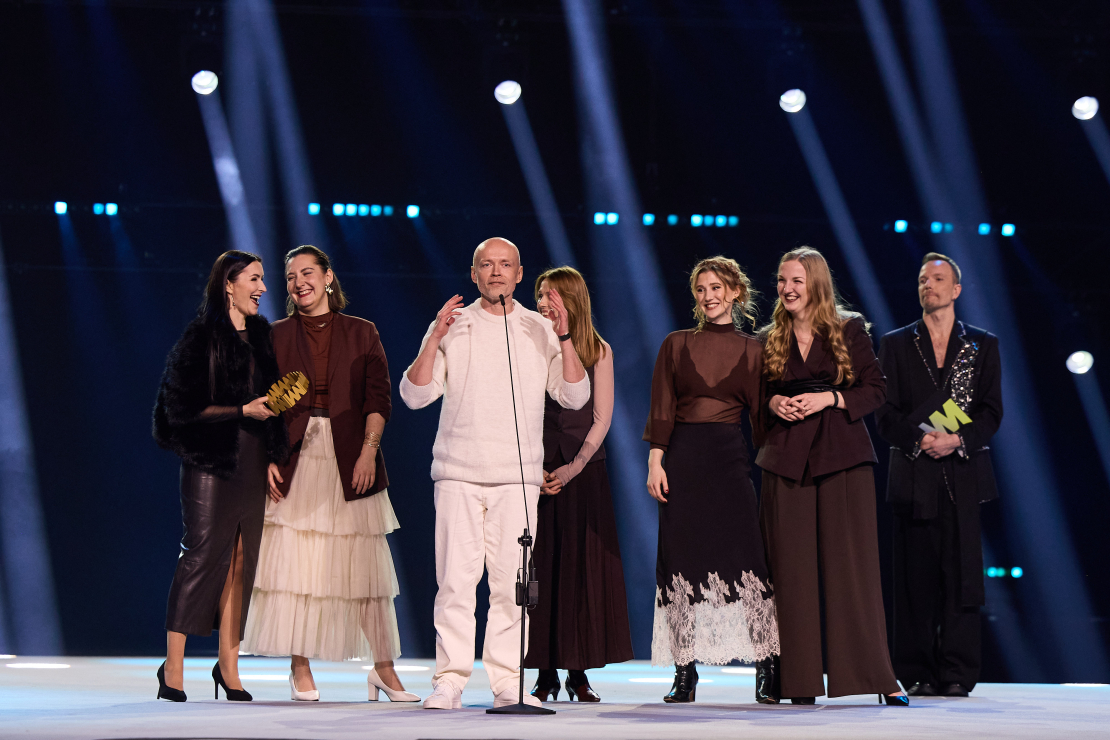 Mūzikas balvas "GAMMA" pasniegšanas ceremonija.