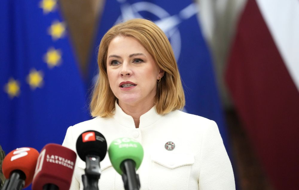 Ministru prezidente Evika Siliņa.