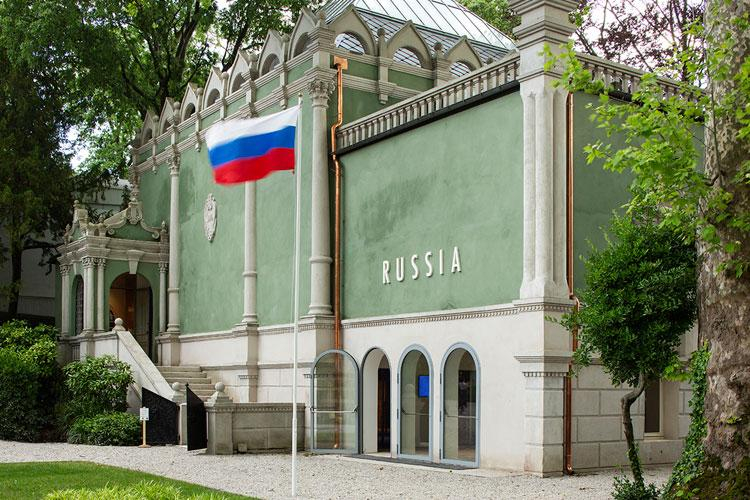 Krievijas paviljons Venēcijas biennālē.