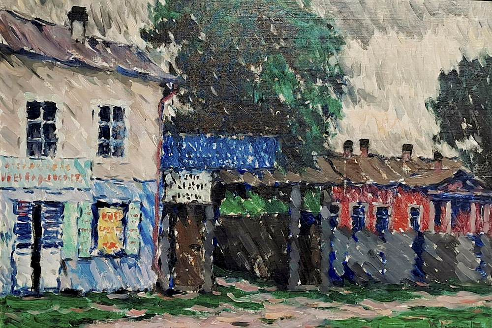 Vilhelms Purvītis. "Rēzekne". Ap 1928, a., e., 70 x 100, TMNM 27413.