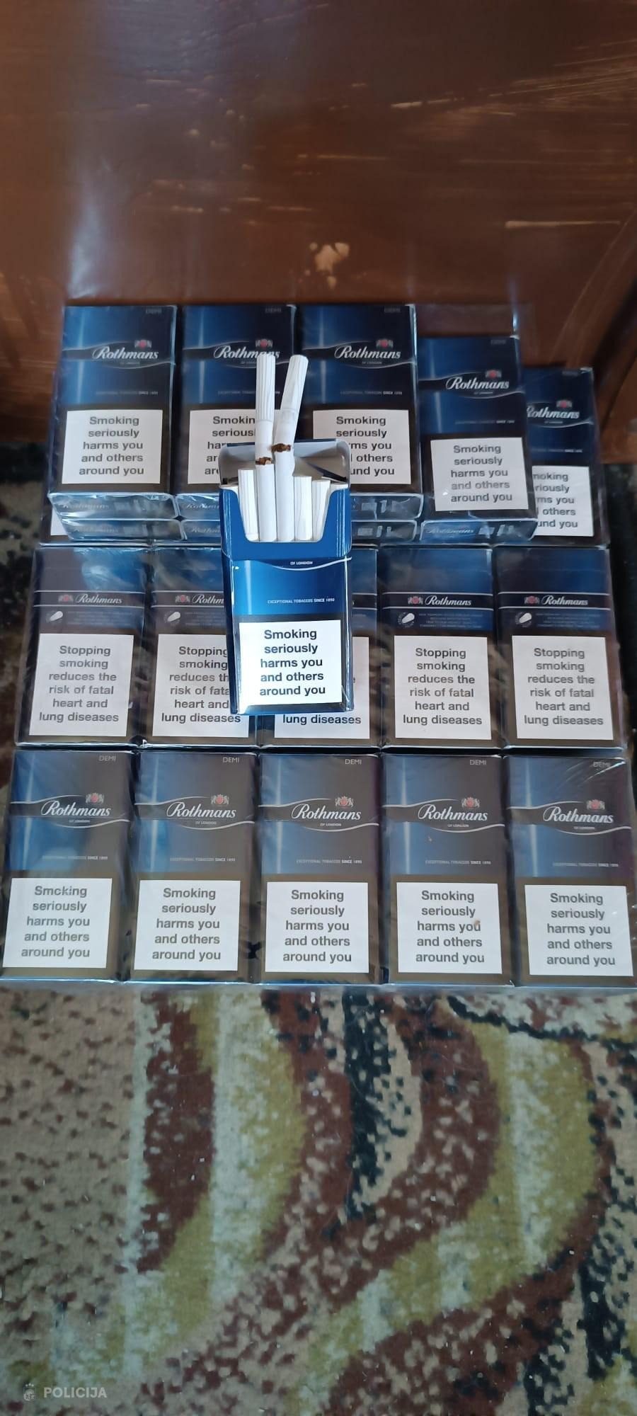 VP konfiscē tūkstošiem nelegālu cigarešu un alkoholu.