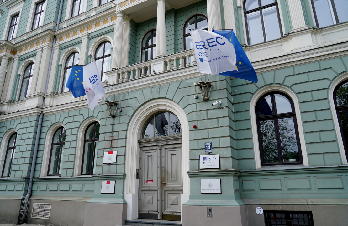 Uzņēmumu reģistra jaunās telpas Zigfrīda Annas Meierovica bulvārī.