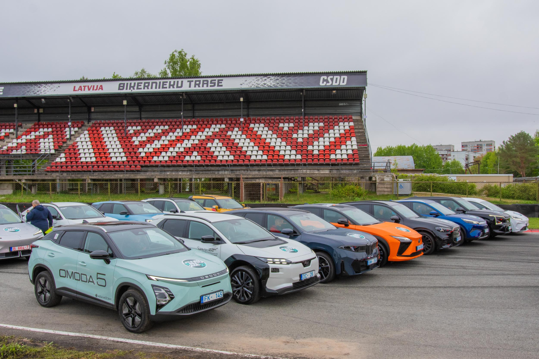 "Latvijas e-Auto" 2026./2027. gada sezonas pirmā testu diena.