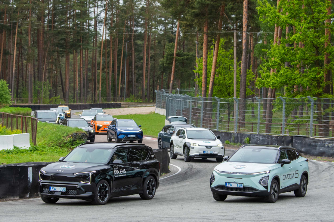 "Latvijas e-Auto" 2026./2027. gada sezonas pirmā testu diena.