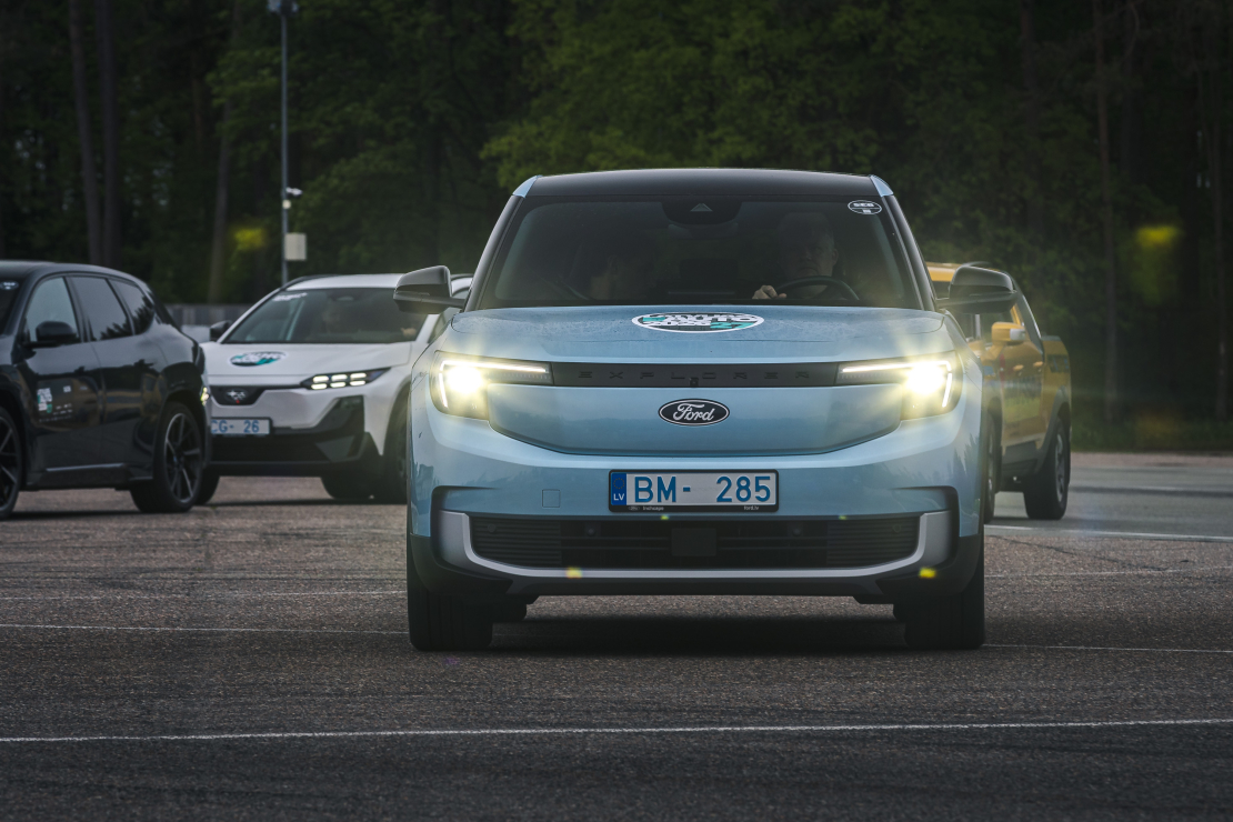 "Latvijas e-Auto" 2026./2027. gada sezonas pirmā testu diena.