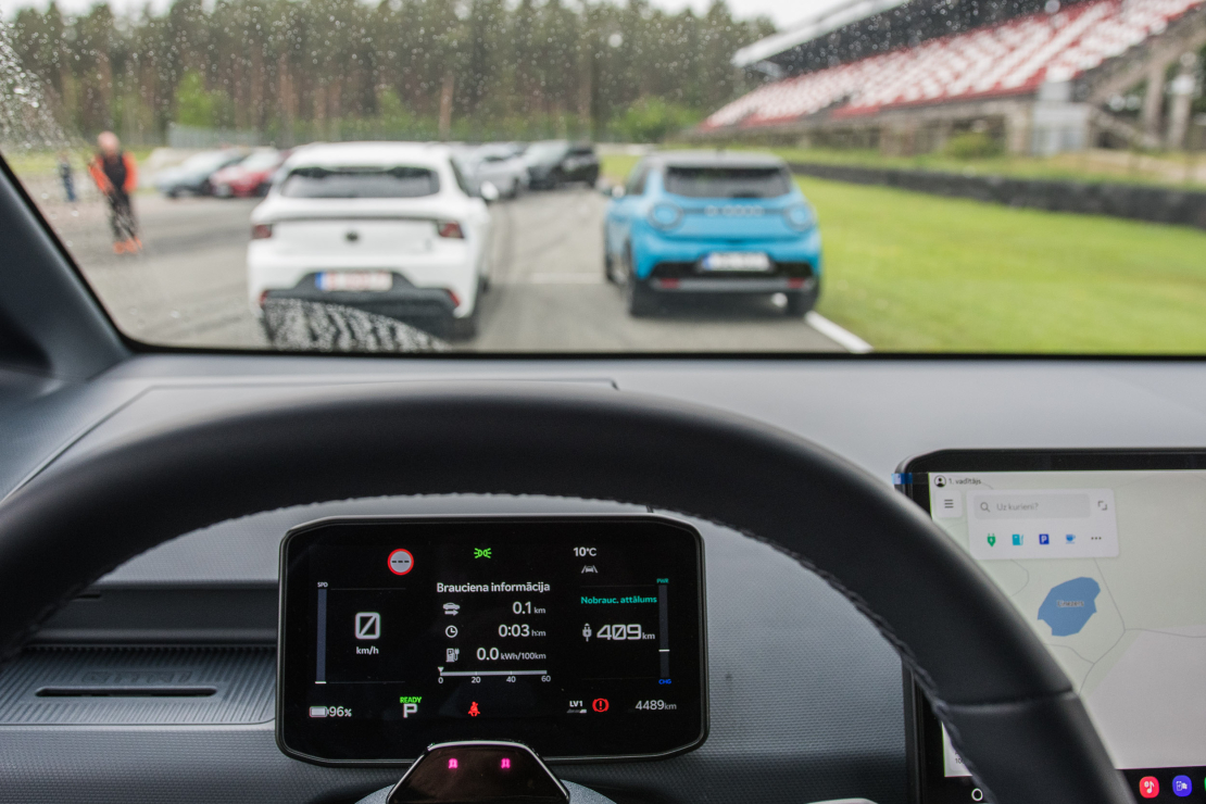 "Latvijas e-Auto" 2026./2027. gada sezonas pirmā testu diena.