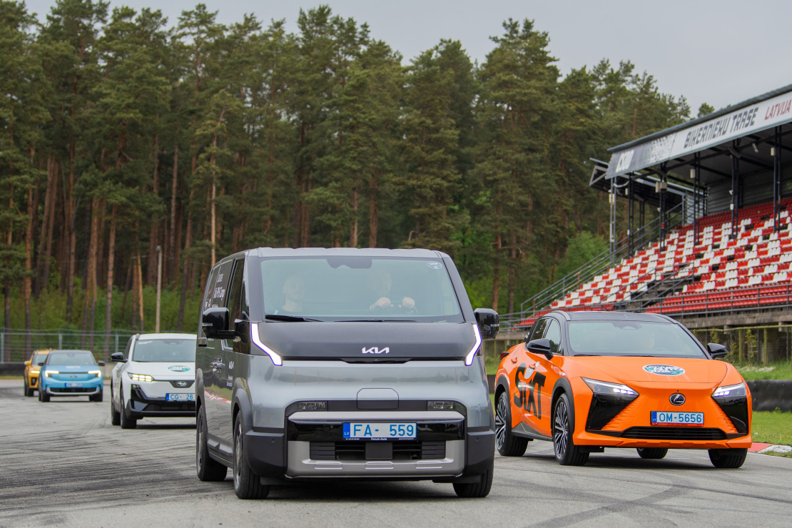 "Latvijas e-Auto" 2026./2027. gada sezonas pirmā testu diena.