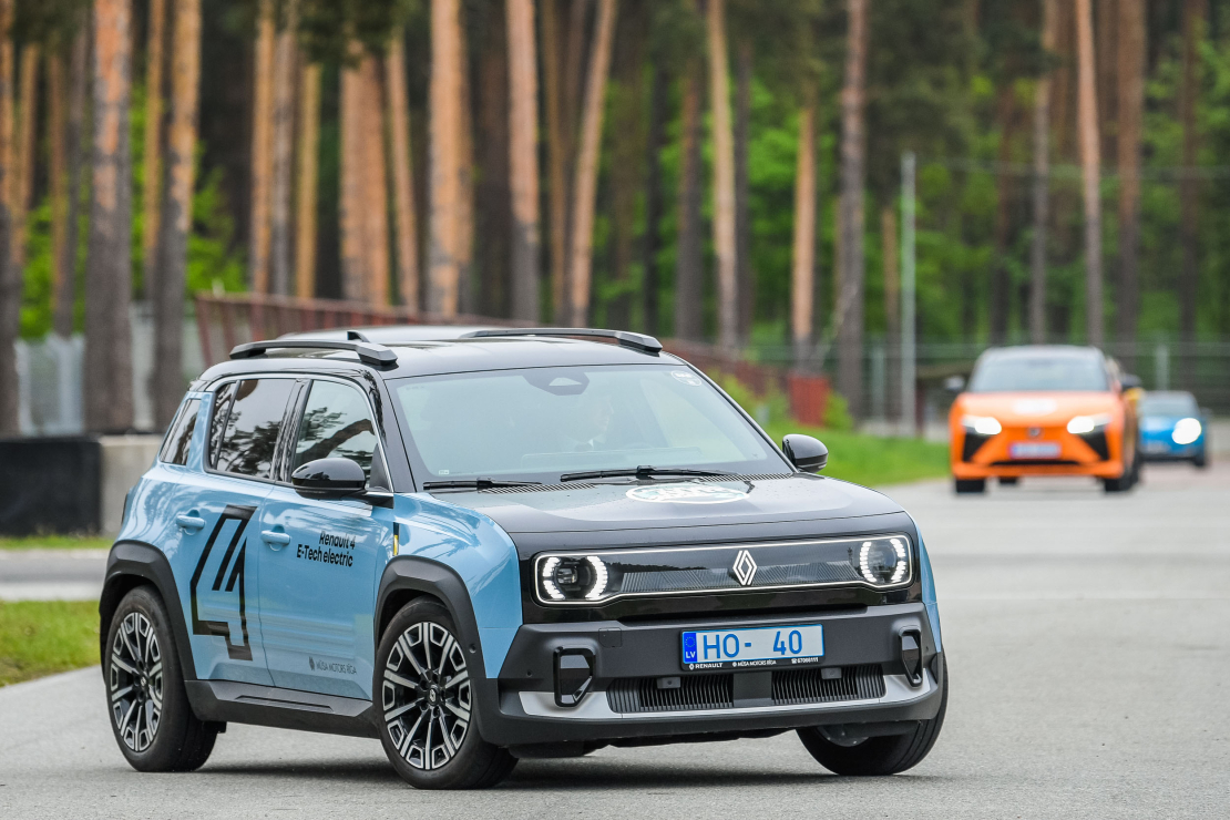 "Latvijas e-Auto" 2026./2027. gada sezonas pirmā testu diena.
