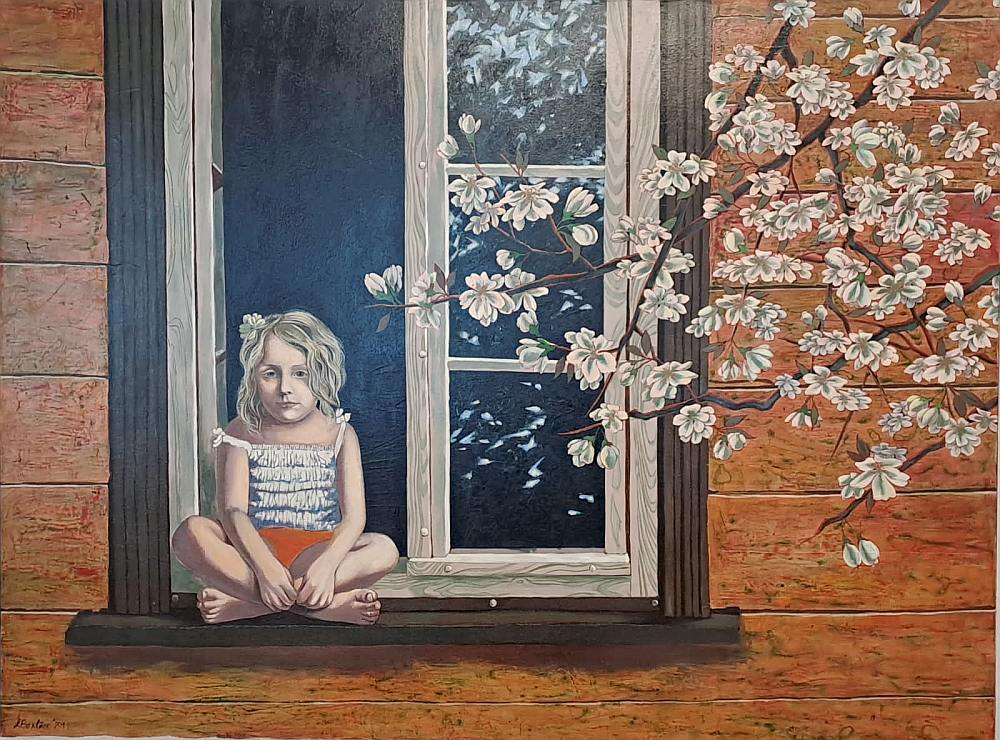 Liena Baklāne. "1. stāvs". I. , 2011. a., akrils, 90x120 cm.