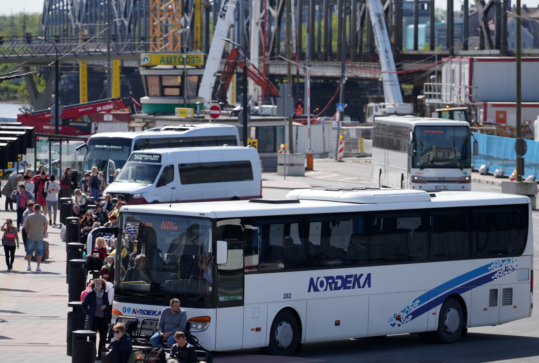 Rīgas Starptautiskās autoostas teritorija.