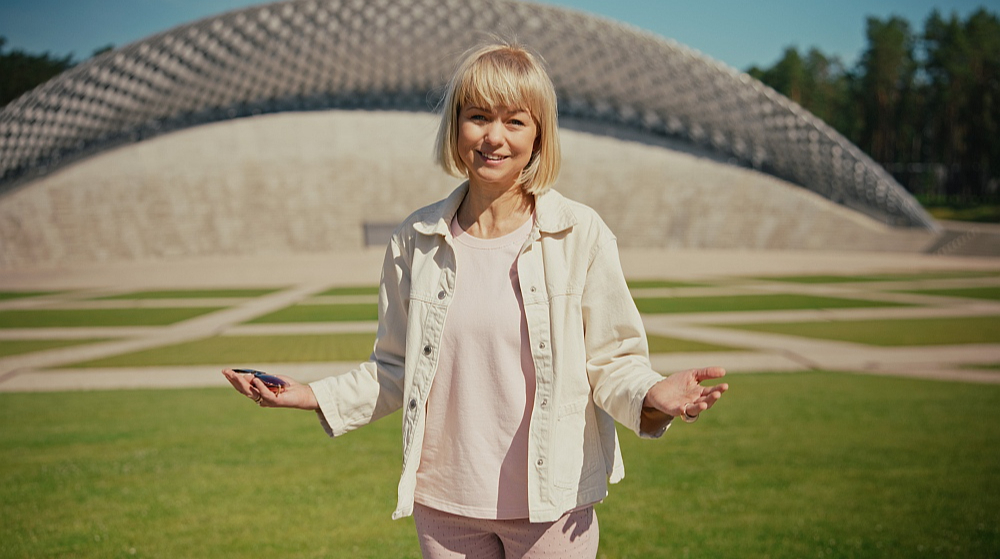 Dita Lūriņa-Egliena: "Aicinu vienoties vienkāršā dziedātpriekā, apliecinājumā, ka gribam sanākt kopā un vēlamies dziedāt."
