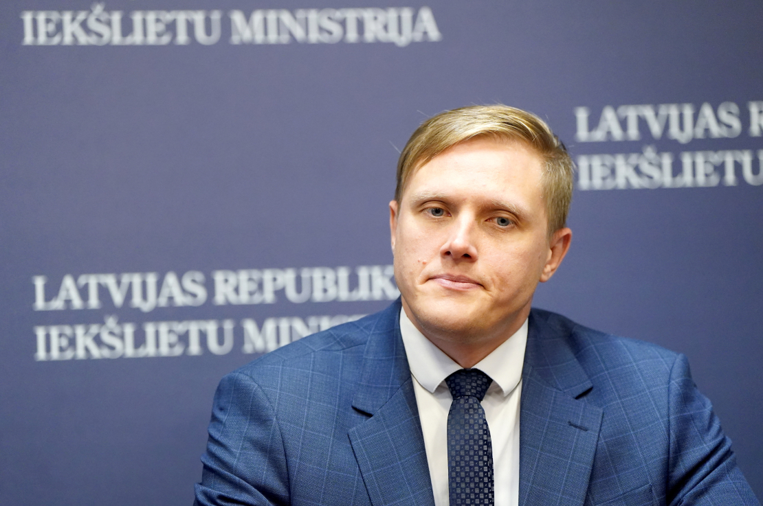 Iekšlietu ministrs Jānis Dombrava.