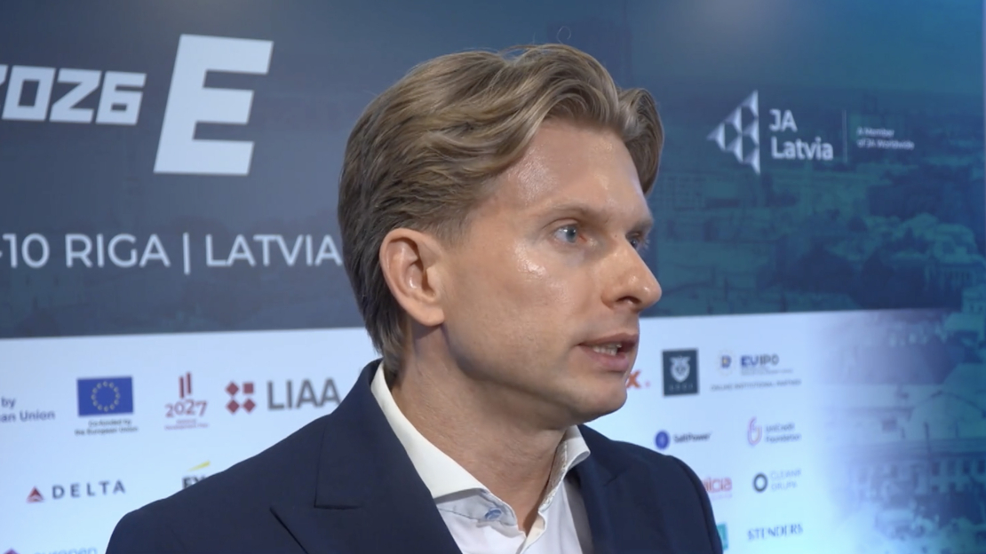 Festivāla "Junior Achievement Latvia" vadītājs Jānis Krievāns.