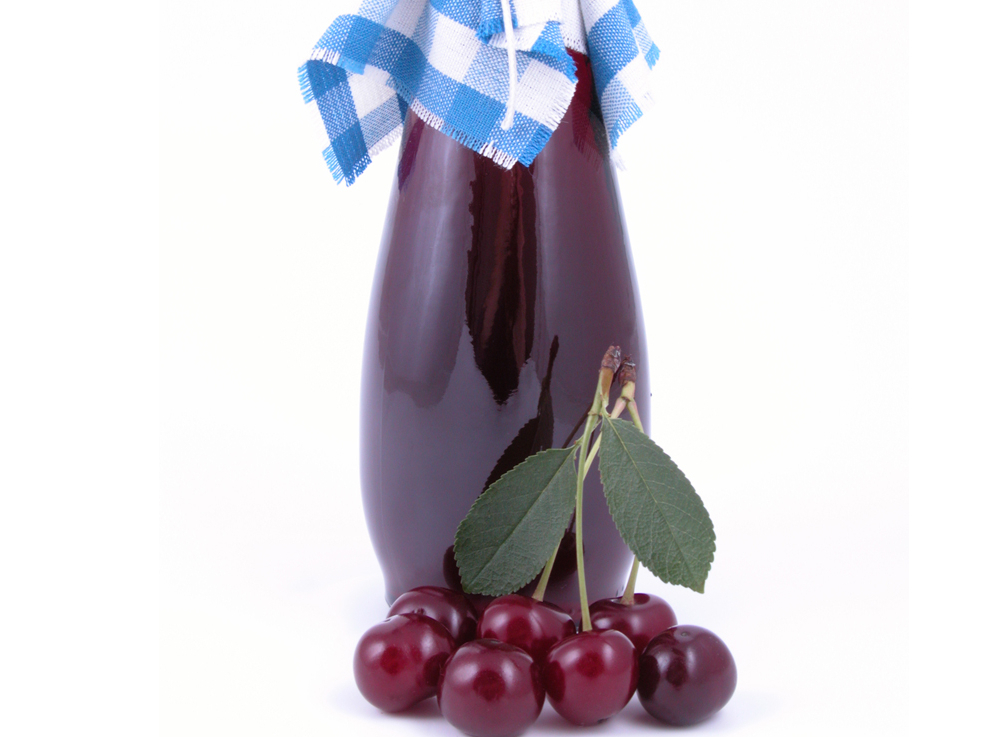 Ķiršu sīrups.