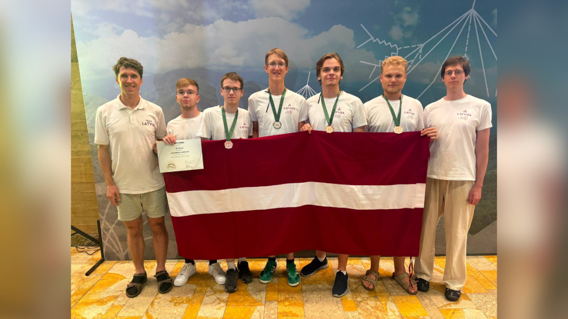 Latvijas skolēni Starptautiskajā fizikas olimpiādē Kolumbijā.