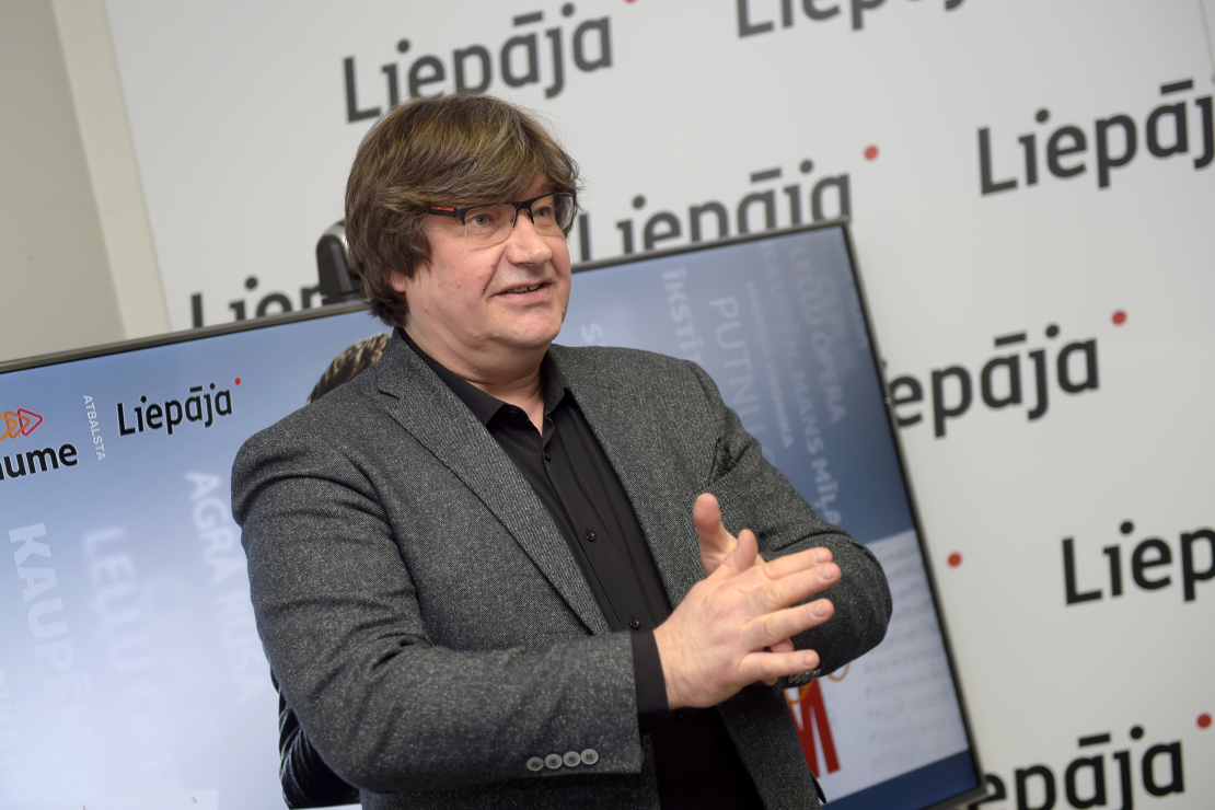 Komponists Jānis Lūsēns.