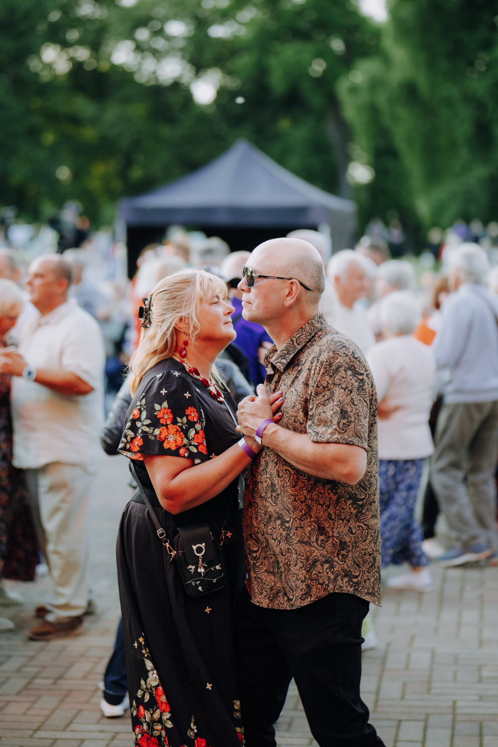 5. Gunta Skrastiņa Dziesmu un ziņģu festivāla Ventspils Reņķa dārzā.