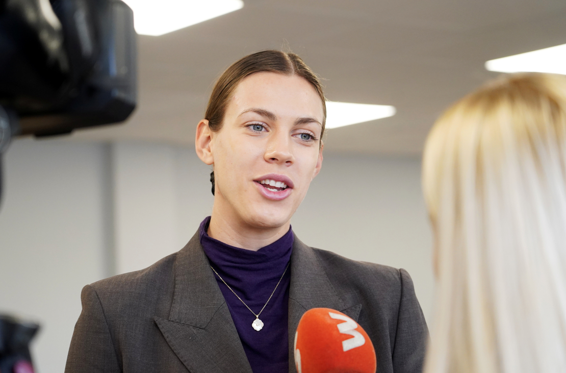 Pludmales volejboliste Tīna Graudiņa.