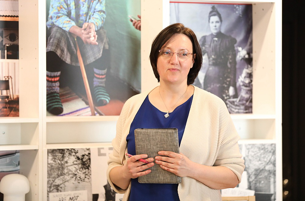 Muzeja "Latvieši pasaulē" muzejpedagoģe Danute Grīnfelde: "Visvairāk nepieciešami taustāmi priekšmeti, jo jāveido izstādes."