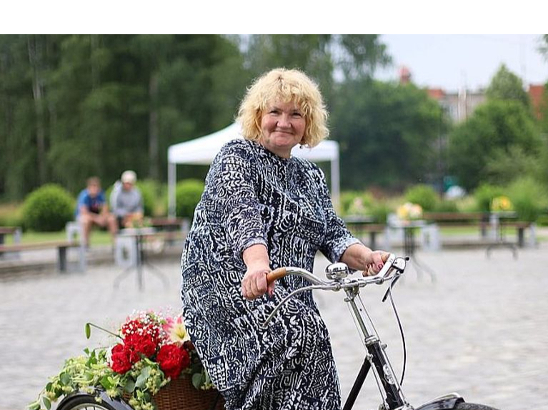 Ventspils novada Zlēku kultūras nama vadītāja Kristīne Kauliņa.