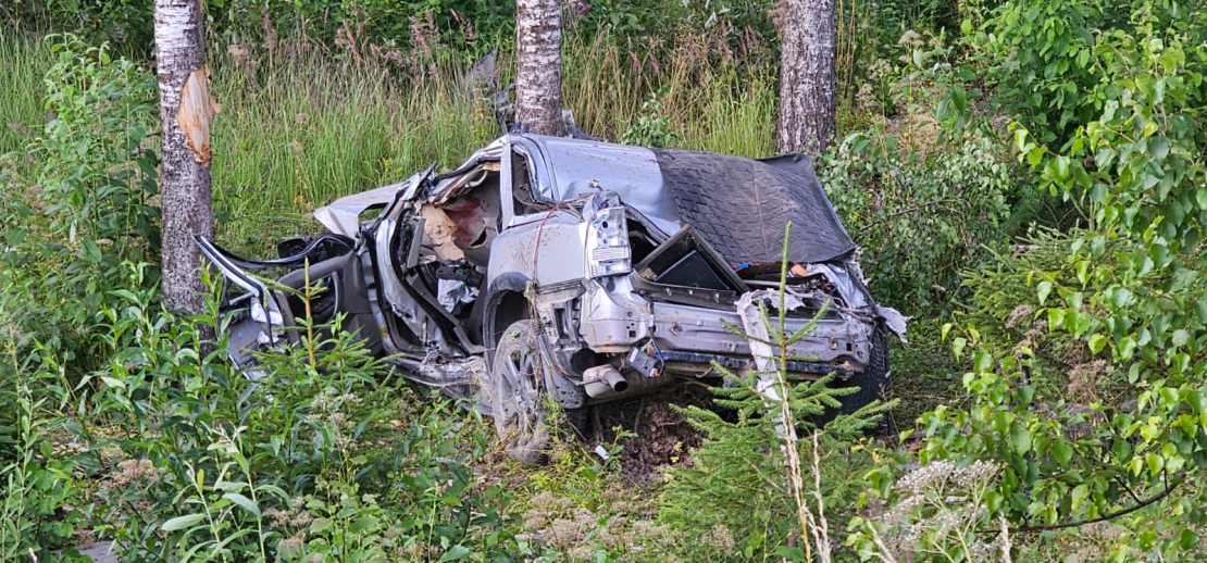 "Volvo" avārija Zasas pagastā.