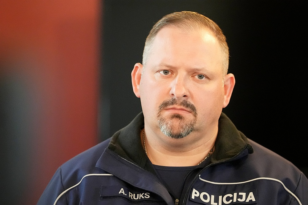 Valsts policijas priekšnieks Armands Ruks.