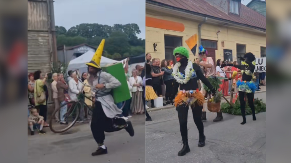 Sabiles Vīna svētku gājiens.
