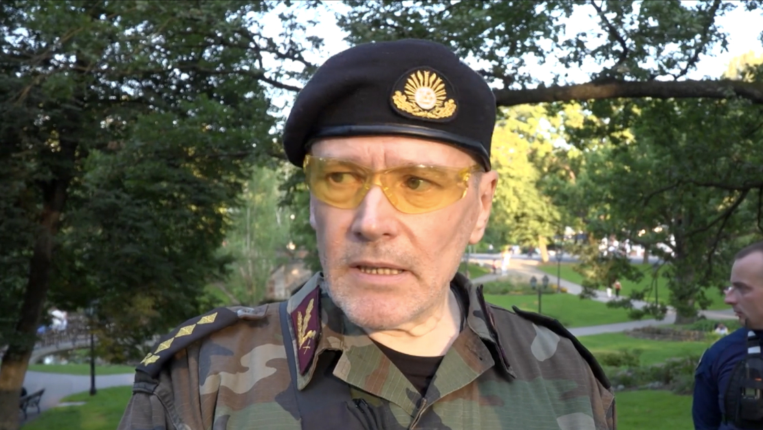 Latvijas Aizsargu organizācijas priekšnieks Gatis Ulmanis.