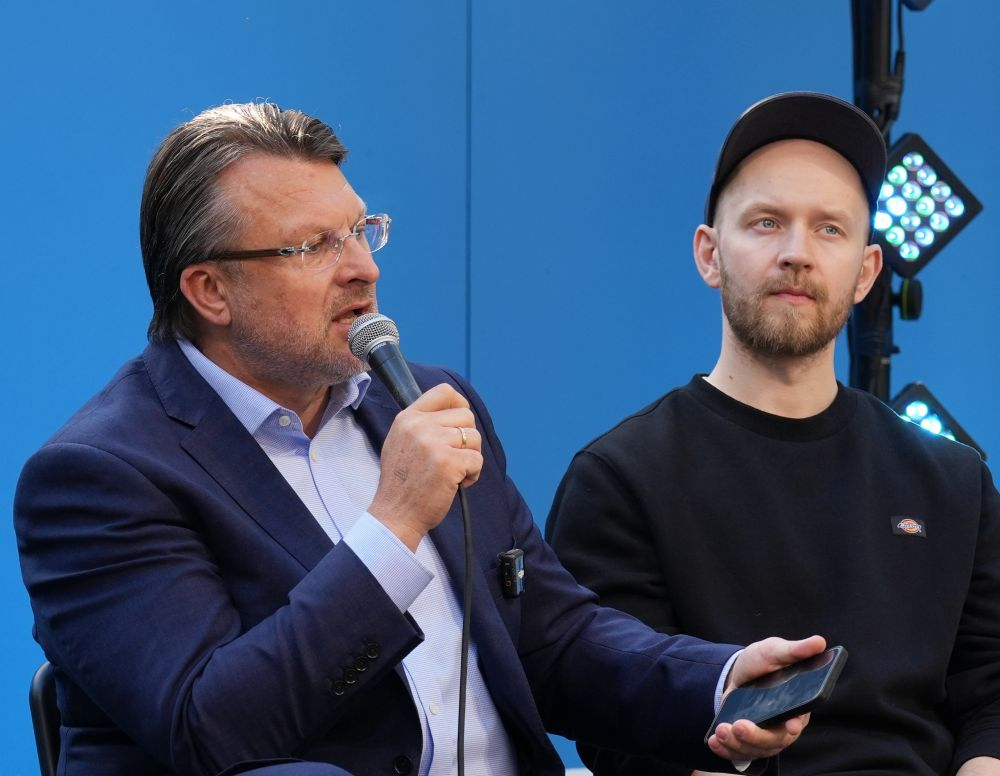 Ainars Šlesers un Andris Šuvajevs.