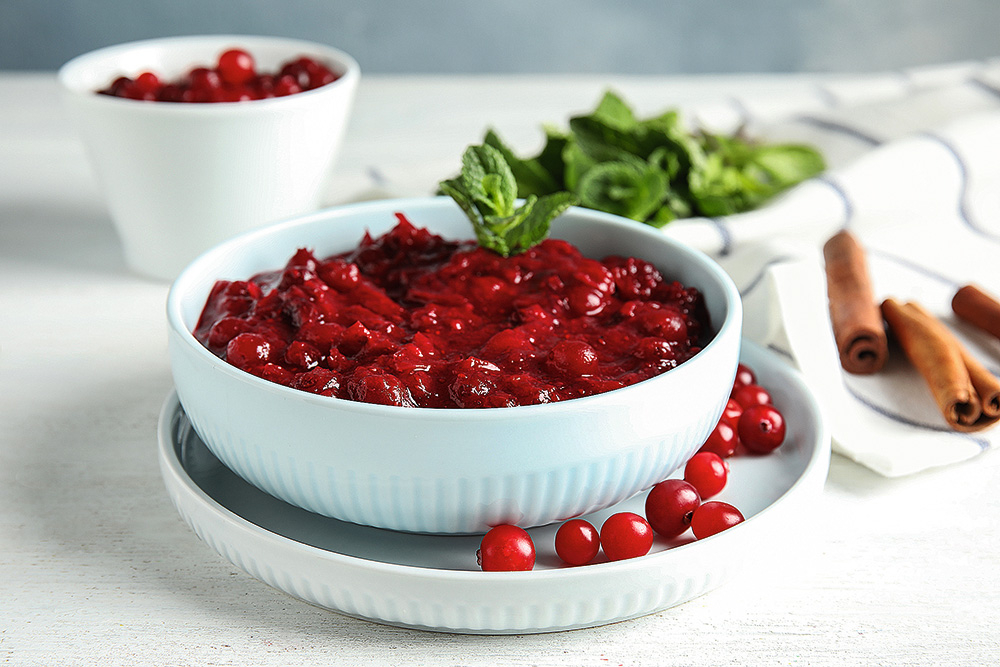 Brūkleņu mērce.
