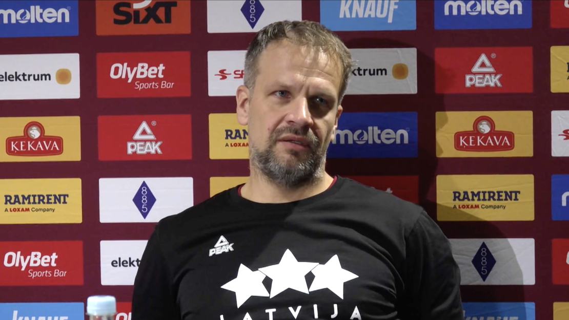 Latvijas basketbola izlases galvenais treneris Jānis Gailītis.