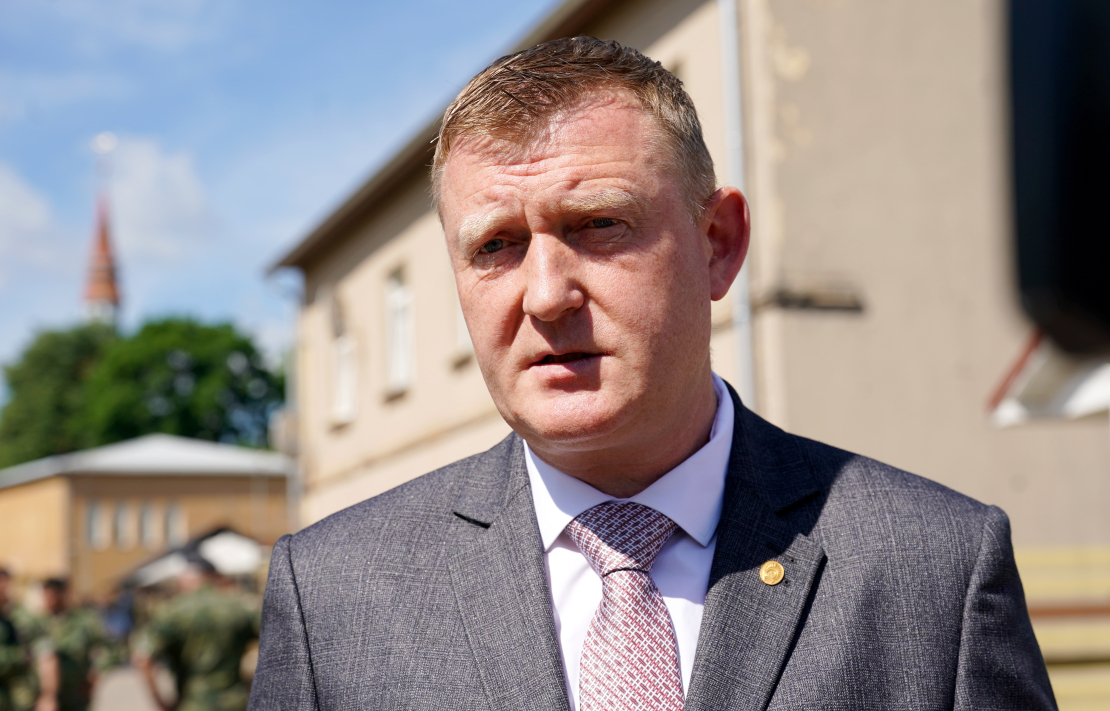 Aizsardzības ministrs Raivis Melnis.