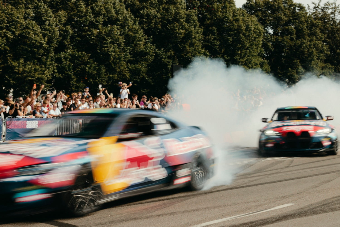 Šovs "Red Bull Showrun" Rīgā.
