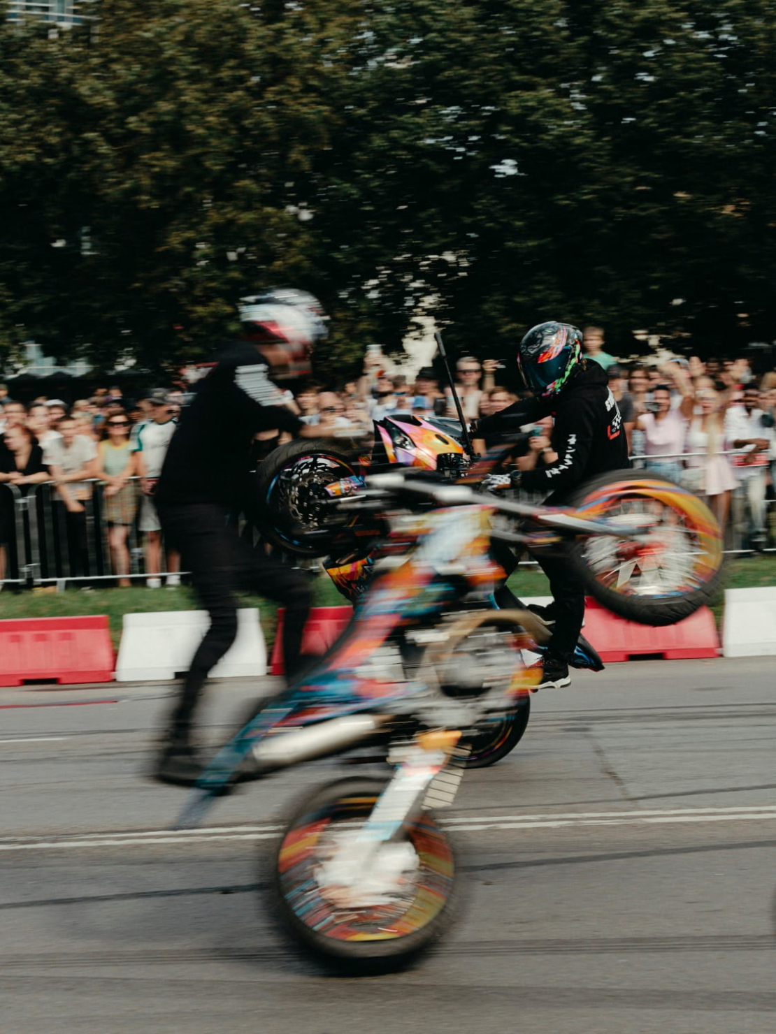 Šovs "Red Bull Showrun" Rīgā.
