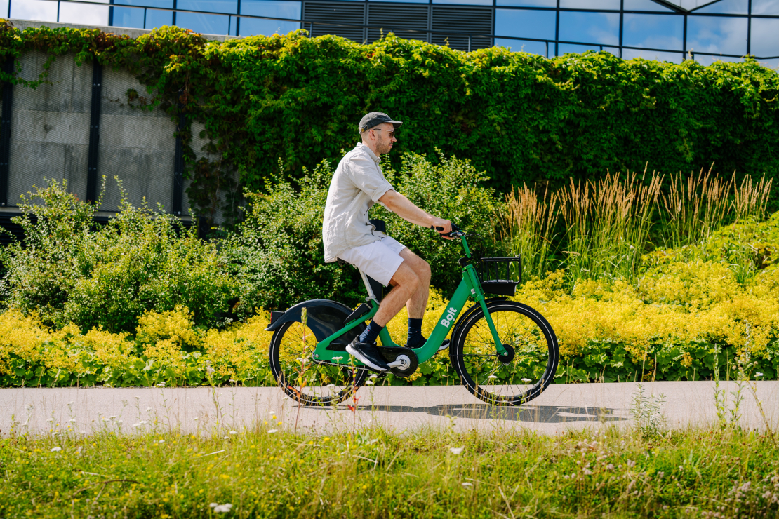 Bolt mehāniskais velosipēds.