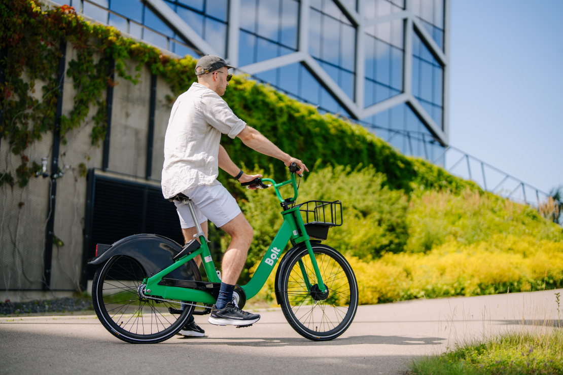 Bolt mehāniskais velosipēds.