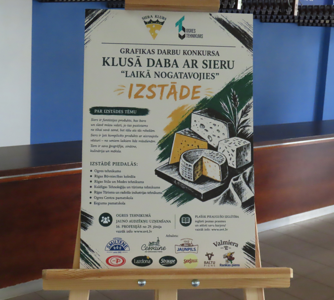 Izstāde "Klusā daba ar sieru. Laikā nogatavojies".