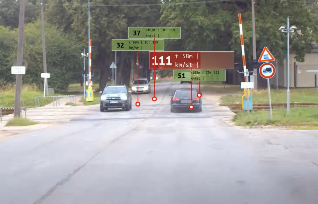 Bēgošais "Audi" vadītājs Cēsīs.