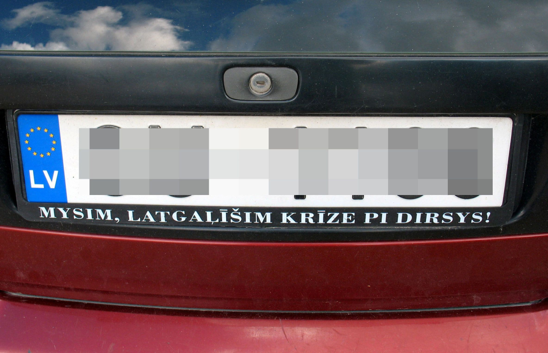 Numurzīme. Ilustratīvs attēls.