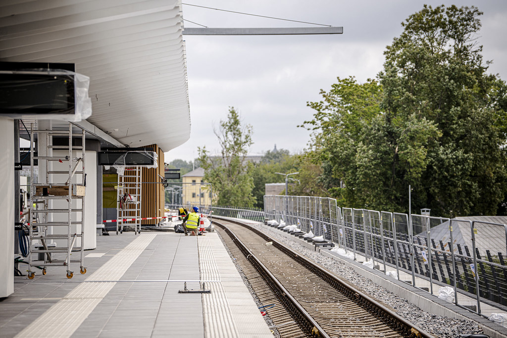 Pabeigti būtiskie darbi jaunajā Rīgas Centrālās stacijas ēkas dienvidu daļā.