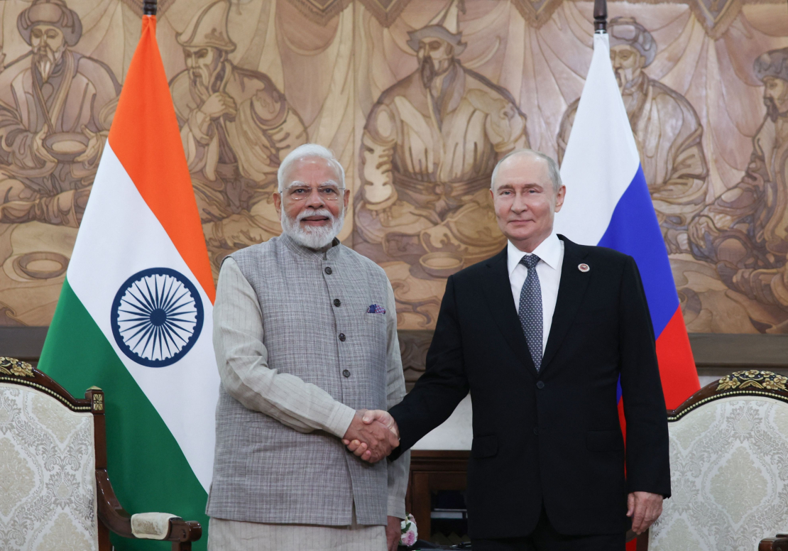 Indijas premjerministrs Narendra Modi, pirmdien Kirgizstānas galvaspilsētā Biškekā Šanhajas Sadarbības organizācijas (SCO) samita gaitā tiekoties ar Krievijas diktatoru Vladimiru Putinu, aicināja spert soļus, lai izbeigtu karu Ukrainā.