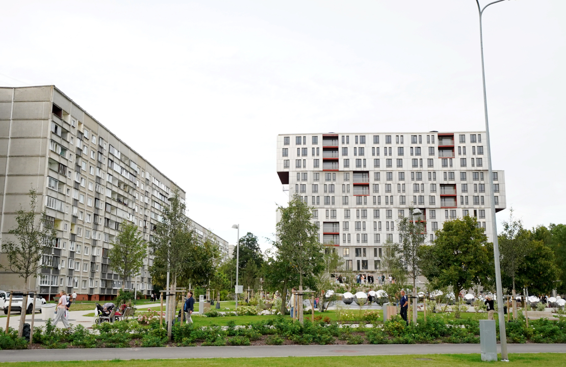 Zolitūdes traģēdijas upuriem veltītā Atceres dārza atklāšanas pasākums 2026. gada 1. septembrī.