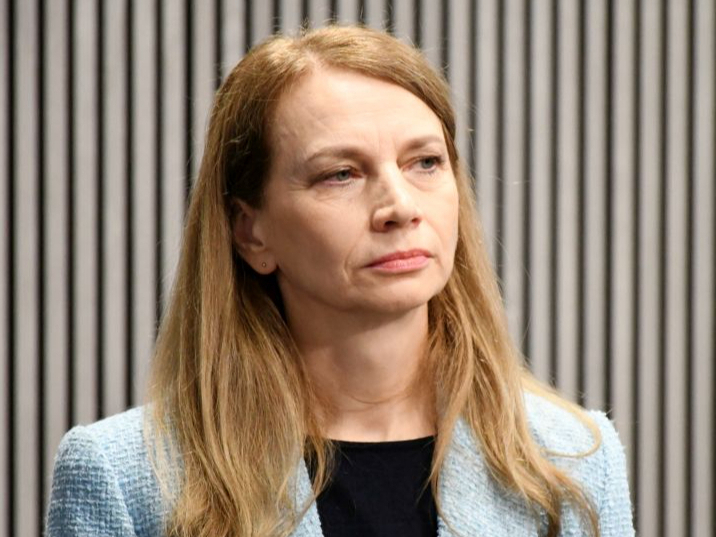 Latvijas Sabiedriskā medija (LSM) galvenā redaktore Anita Brauna. 